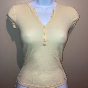 Abercrombie & Fitch Yellow Shirt Size Small